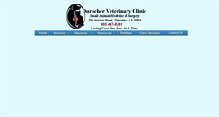 Desktop Screenshot of durochervetclinic.com